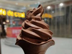 丝滑巧克力风味冰淇淋圣代-肯德基(星河店)