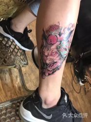 卡通 猫咪-游刃刺青TATTOO纹身工作室