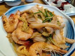 大虾烧白菜-1937青岛老味道·海肠捞饭·青岛菜(大鲍岛栈桥店)