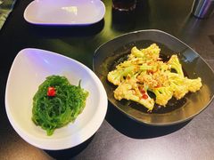 烤花菜-西街夜油条·麻团包乌饭