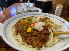 虾仁炸酱面-奎元馆.百年奎元.非遗传承(西湖边的解放路店)