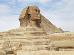 斯芬克斯狮身人面像-吉萨金字塔群