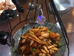 -东来菜馆•手抓海鲜家常菜•海鲜锅贴(鸽子窝店)