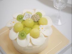 白印啫喱蜜瓜奶油蛋糕-福气鲜活面包·生日蛋糕