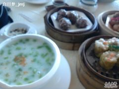 菜心瑶柱芥黄粥-金汇景海鲜酒家