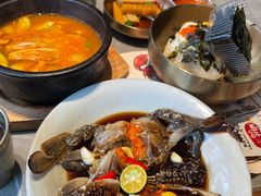 -草家酱蟹炭火烤肉店(珲春南路一店)