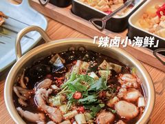 -街角等你.大连海鲜烧烤.经典铁板海鲜串(西安路店)