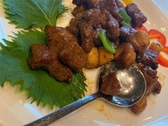 彩椒牛肉粒-万宝海鲜舫(劳动公园店)