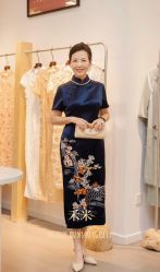 -禾米旗袍妈妈装礼服定制(嘉业国贸店)
