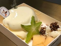 芒果抹茶双拼舒芙蕾-食武士·舒芙蕾(新街口明瓦廊店)