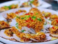 蒜蓉粉丝蒸扇贝-营口路海鲜市场