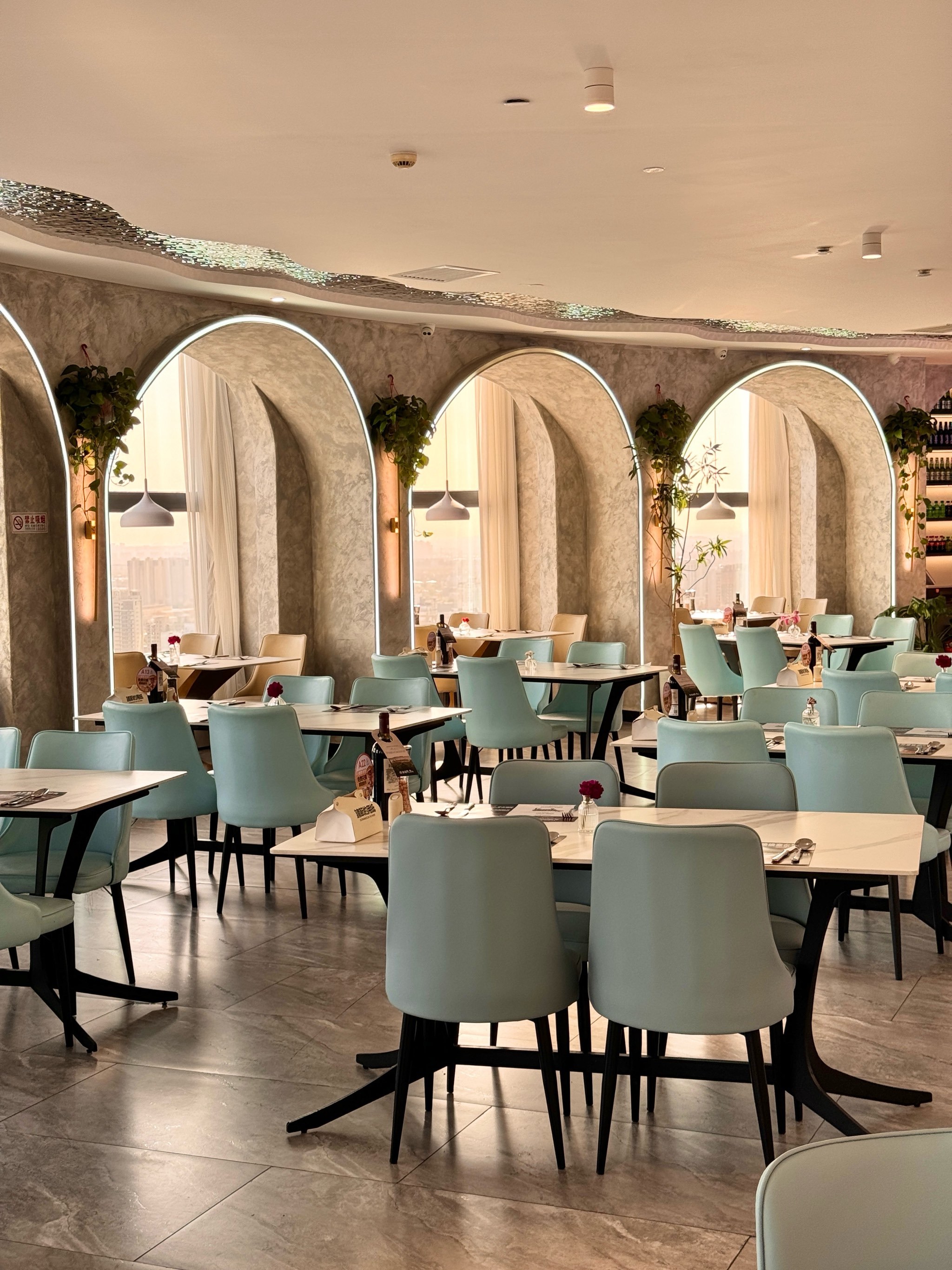 这是什么神仙自助餐厅?39层观景太美了!