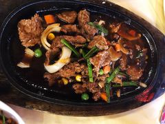 铁板牛肉-真浪花园海鲜餐馆