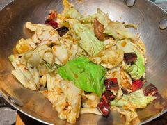 干锅圆白菜-绿茶餐厅(崇文门新世界店)