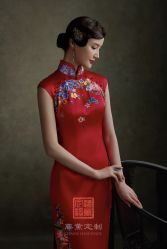 点击看大图 -藤薰定制中式嫁衣礼服旗袍店