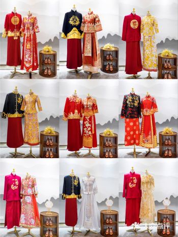十里红妆 出双入对｜佛山中式婚礼服装搭配