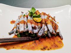 秋葵拌沙虫-黑明餐厅(白鹭洲店)
