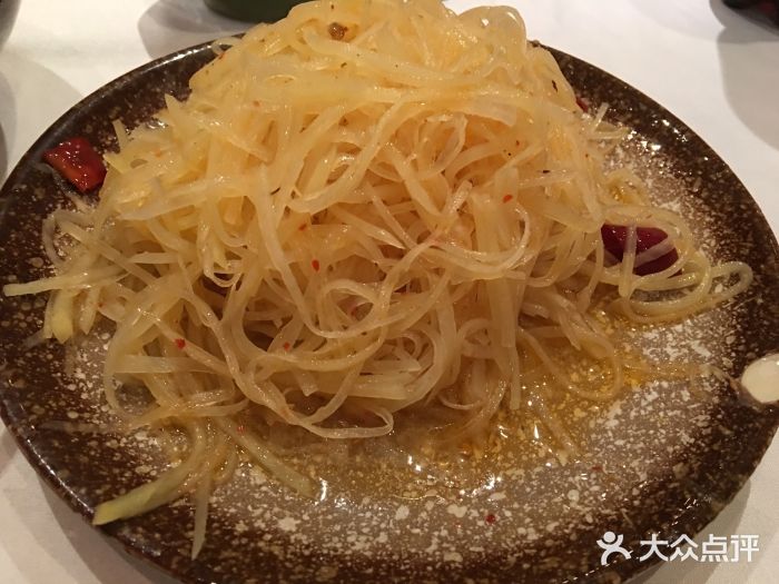 果园酸辣土豆丝图片