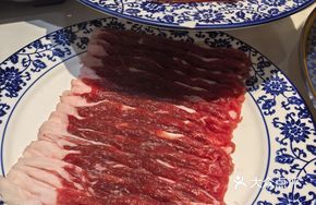 Fresh Lamb Sliced with a Big Knife