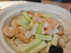 芥兰石烹虾-香山湖家家宴(中山陵店)