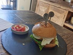 黑椒牛肉汉堡-HIGH FIVE哈福手工汉堡(桂林路店)