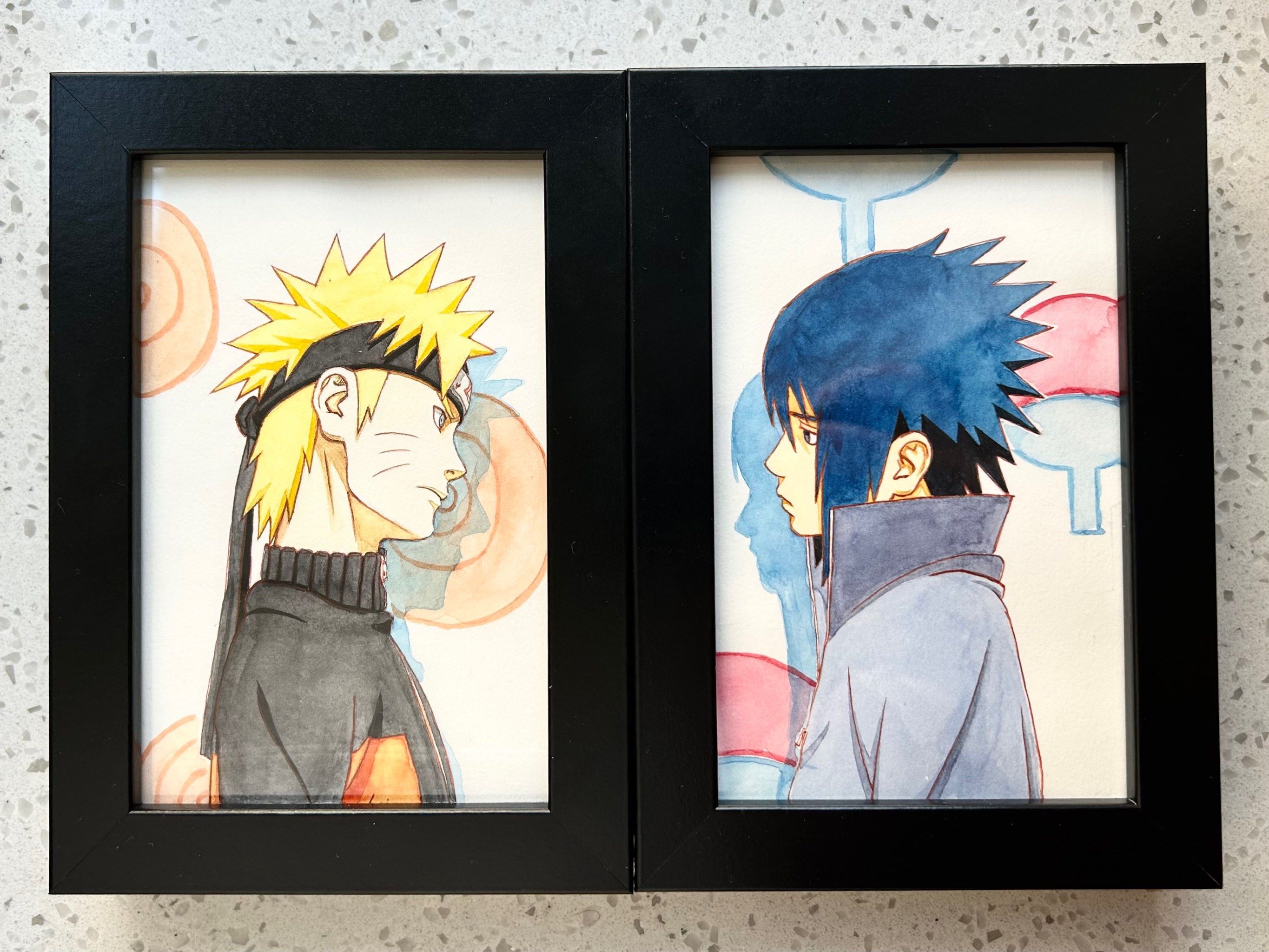 火影忍者 水彩小品