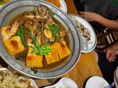 -东来菜馆•手抓海鲜家常菜•海鲜锅贴(鸽子窝店)