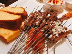 独家牛肉小串-三个大叔东北烧烤·砂锅菜(西三旗店)