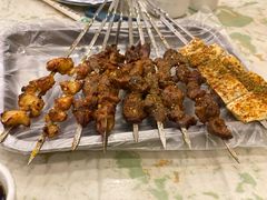 烤牛肉串-老猎户炭火锅羊汤(万达店)
