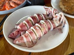 椰蓉鱿鱼-蓝湾碧波·老字号·疍家非遗海上餐厅