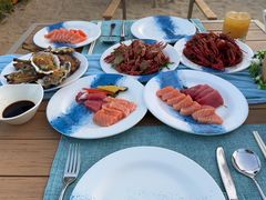 -亚龙湾希尔顿自助餐厅·海鲜·烧烤·沙滩BBQ·现场乐队
