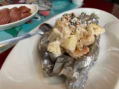 鳳梨明蝦球-一家亲台菜餐厅(银塘中路店)