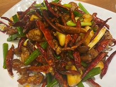 辣炒鸡胗-喇喇排骨火锅·传统韩式脊骨汤(望京西园总店)