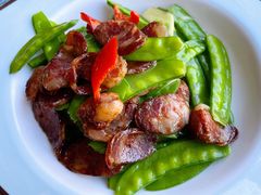 荷兰豆炒腊肠-重庆七十二行(康宁街店)