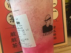 粉桃甘露冰冰茶-LELECHA乐乐茶(美罗城店)