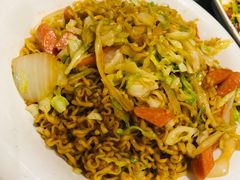 火腿炒方便面-小俩口烧烤东北菜(双井店)