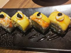 香甜芒果鲜虾反卷-山葵家·创意料理(EFC欧美广场店)