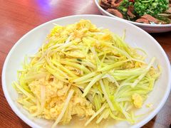 韭黄炒蛋-谢记上海大排档(长寿路店)