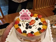 水果巧克力蛋糕-熊猫不走生日蛋糕(东城店)
