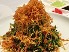 巧拌豆苗-四季民福烤鸭店(王府井灯市口店)