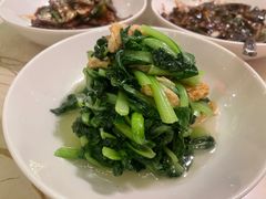 鸡毛菜炒腐衣-玫瑰厅上海菜(兴国路店)