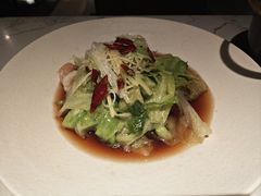 虾仁白灼西生菜-奉天小馆·非遗东北菜(济南万象城店)