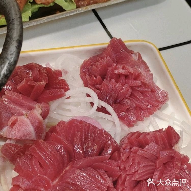 今天在花房村尝了现切三花趾，太惊艳啦！