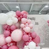 求婚攻略 | 高级粉色系求婚气球布置