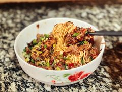 麻辣鸭子和麻辣牛肉双拼-李易面馆(树木岭店)