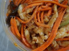 鱼香肉丝-金杏·粘卷子 烤鸭 农家菜