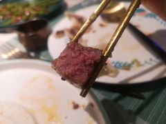 田园澳洲骰子牛肉-蜜桃花开·中西融合菜E&W(南长街店)