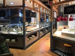 面包甜点陈列柜-比格比萨自助(国展店)