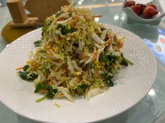 娃娃菜拌蛰头-渔娘渔家丹东海鲜(东直门店)