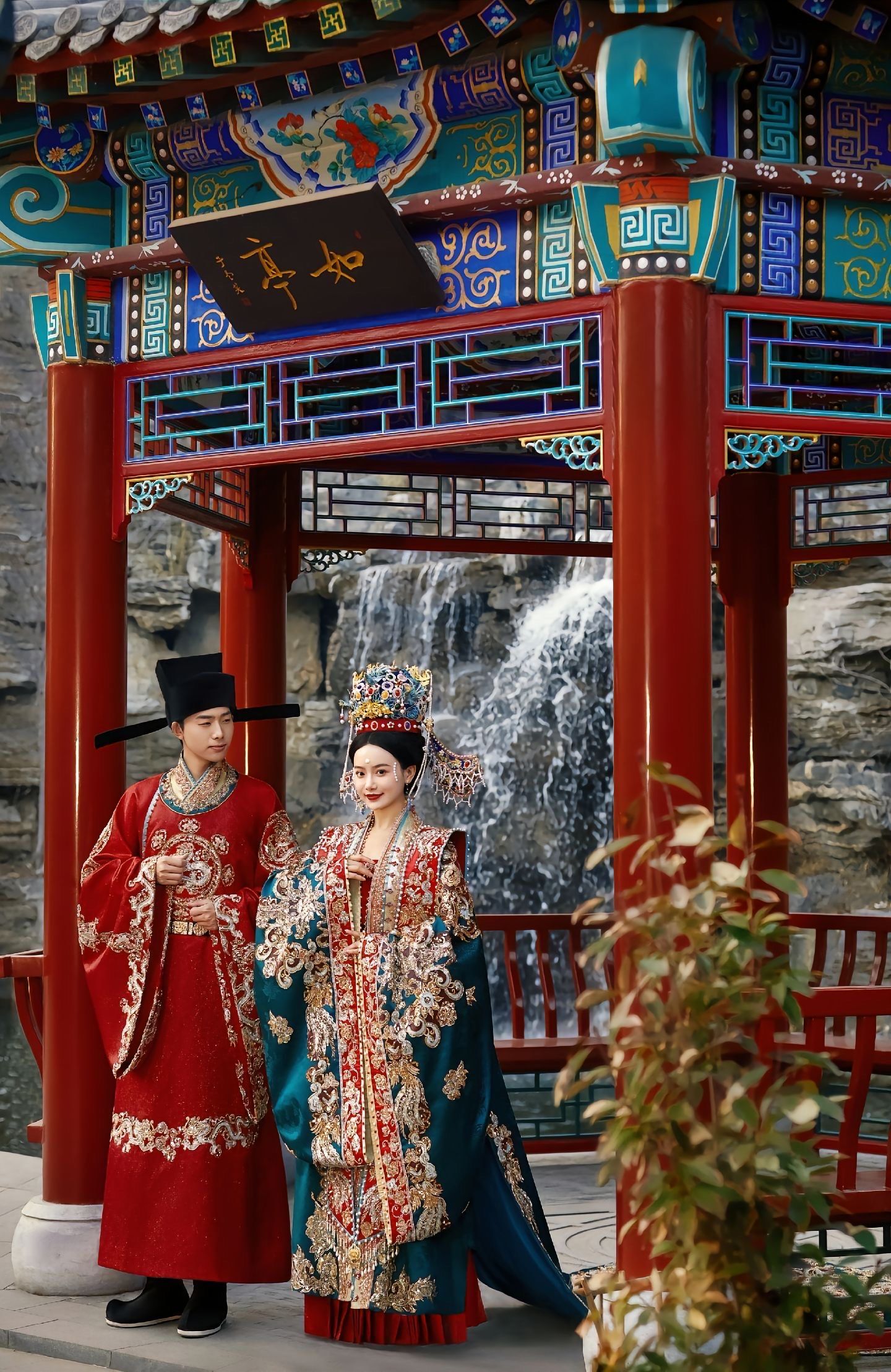 在广州清平乐同款宋制汉服婚纱照电影般的故事.